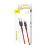 Kabel Baseus Cafule USB-A / Lightning 2.4A QC 3.0 0.5 m - czerwony